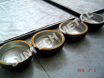 চীন Explosion Clad B171 C71500 / A516 Gr.70 Copper Clad Head for Anti-corrosion সরবরাহকারী